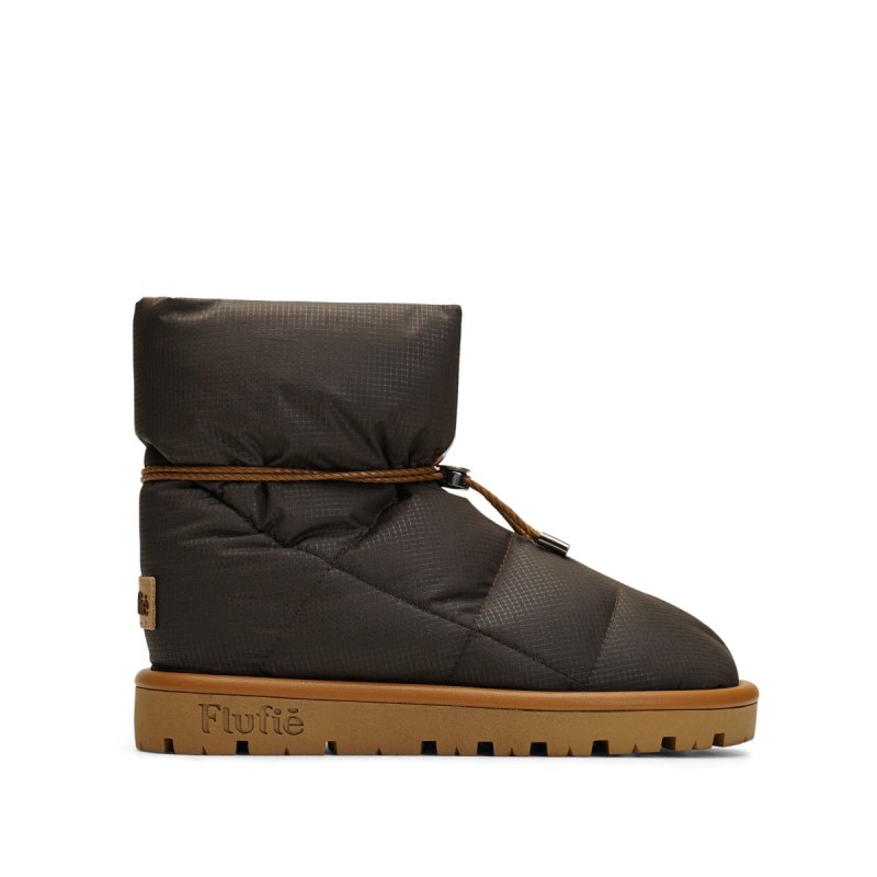 Пуховые ботинки Classic Dark Brown