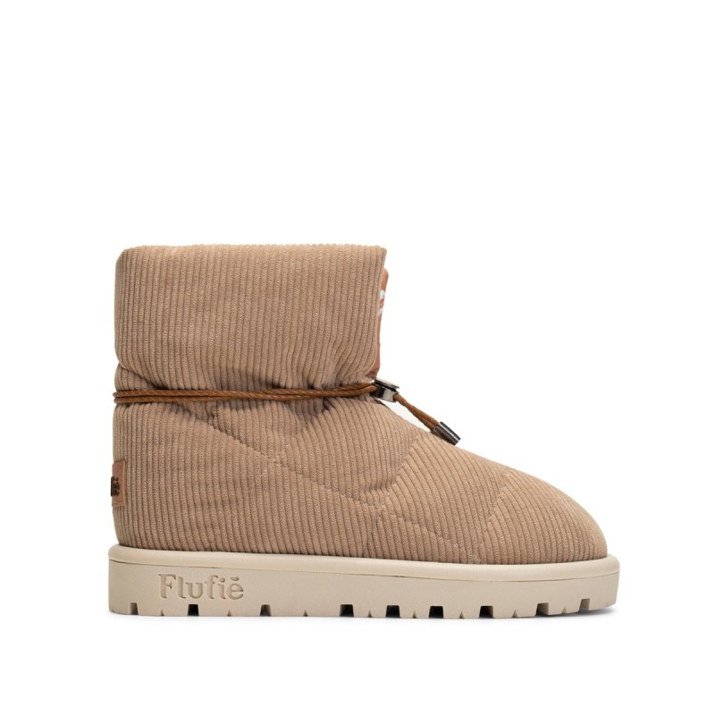 Пуховые ботинки Cord Sand Beige