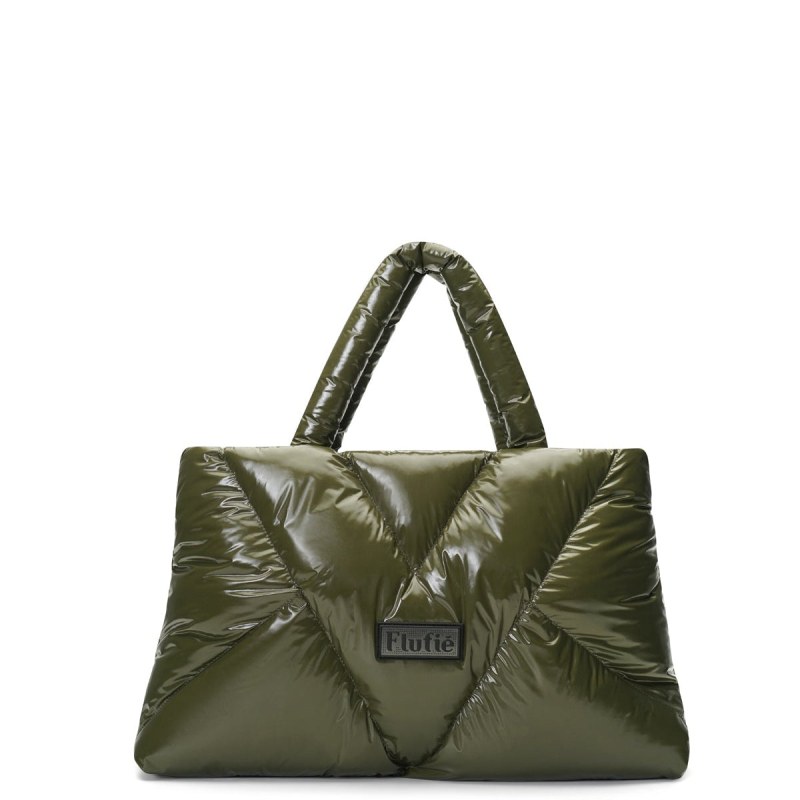 Сумка через плечо Khaki Shiny