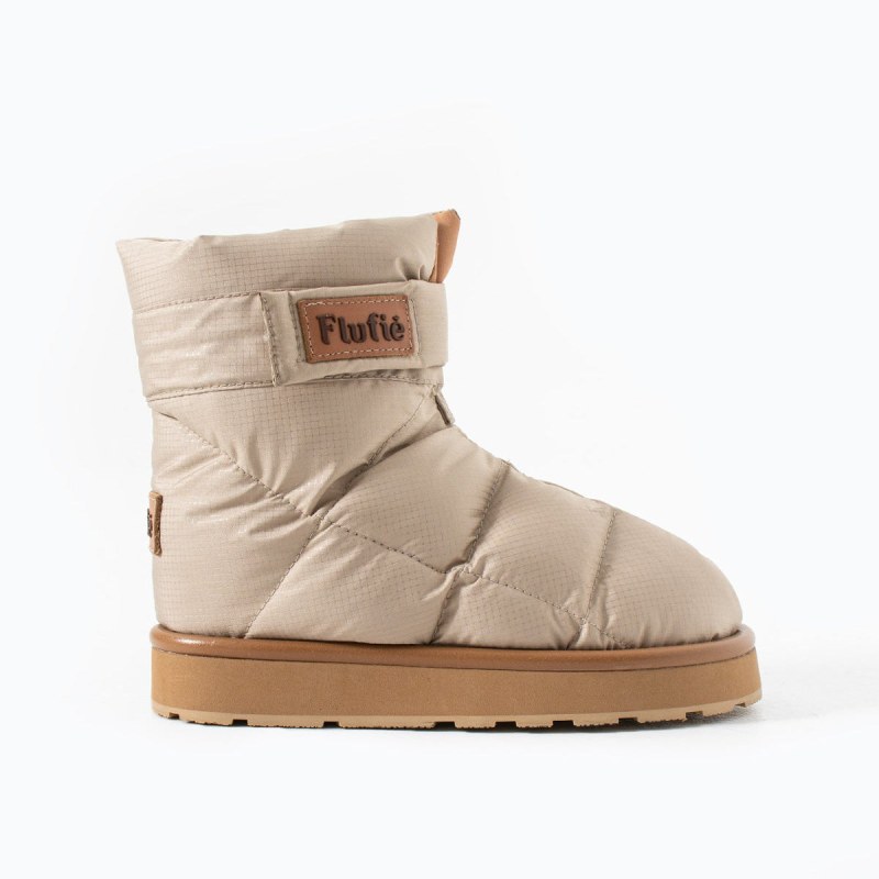 Детские ботинки Classic Sand Beige Down Filled
