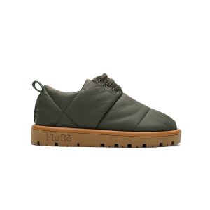 Женская зимняя обувь Flufie Classic Khaki с ортопедической стелькой Memory Foam, водоотталкивающая, тёплая и лёгкая